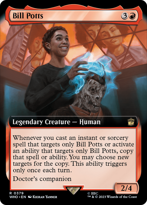 Bill Potts (WHO-379) - rare: (Extended Art) - Foil
