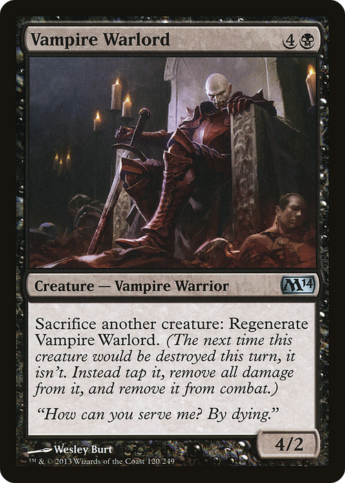 Vampire Warlord (M14-120) - uncommon