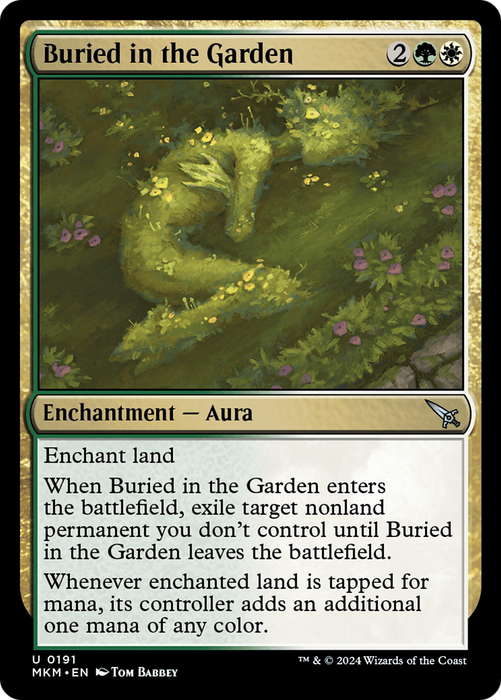 Buried in the Garden (MKM-191) - uncommon - Foil