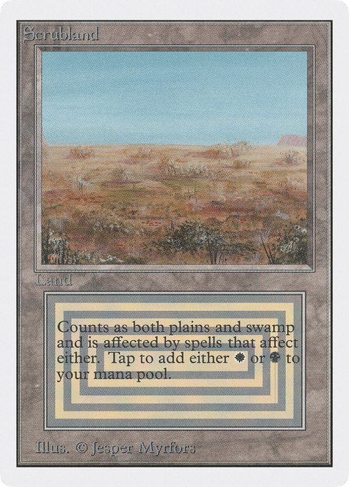 Scrubland (2ED-282) - rare
