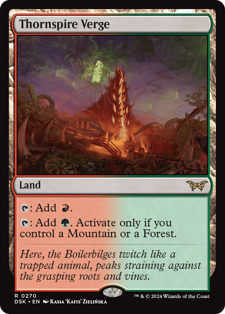 Thornspire Verge (DSK-270) - rare - Foil