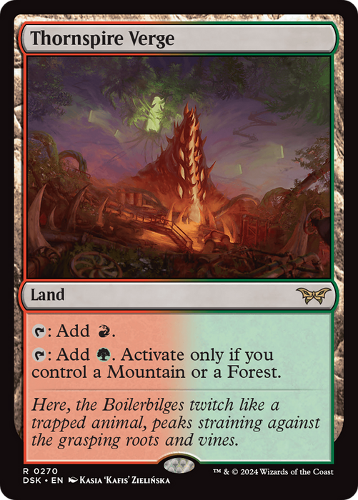 Thornspire Verge (DSK-270) - rare - Foil