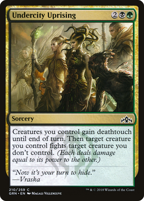 Undercity Uprising (GRN-210) - common - Foil