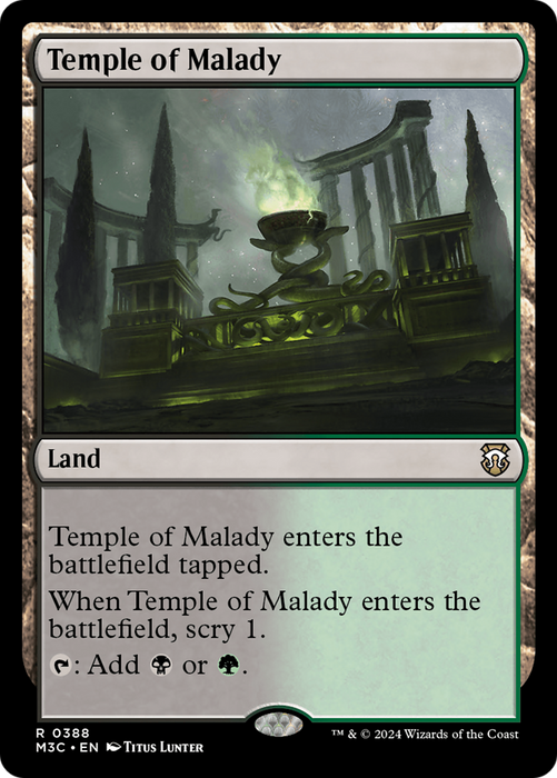 Temple of Malady (M3C-388) - rare