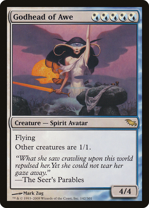 Godhead of Awe (SHM-142) - rare - Foil