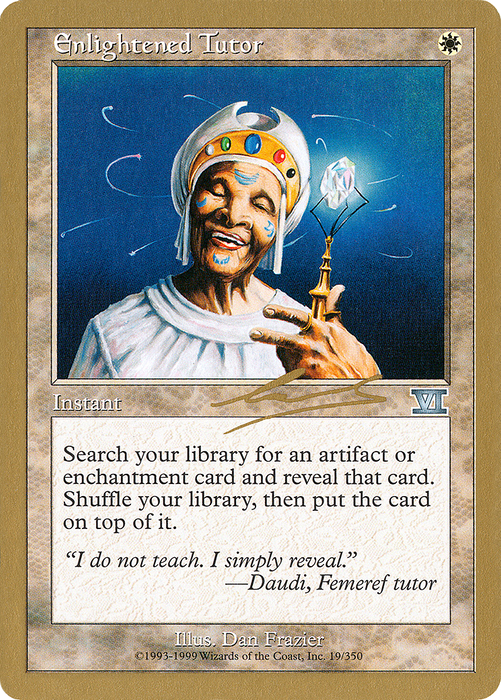 Enlightened Tutor (WCD-NL19) - uncommon