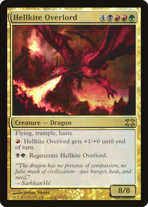 Hellkite Overlord (DRB-008) - rare - Foil
