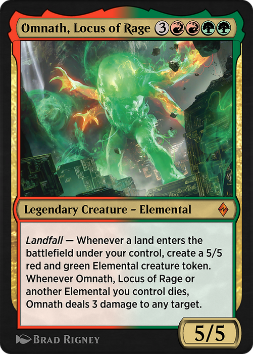 Omnath, Locus of Rage (EA3-017) - mythic