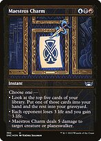 Maestros Charm (SNC-382) - uncommon: (Showcase) - Foil