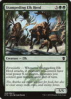 Stampeding Elk Herd (DTK-208) - common