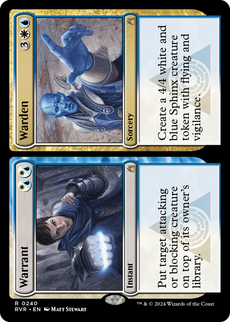 Warrant // Warden (RVR-240) - rare - Foil
