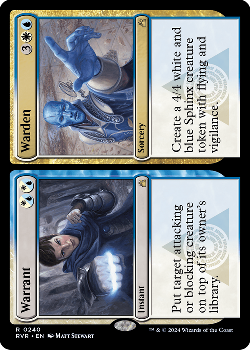 Warrant // Warden (RVR-240) - rare - Foil