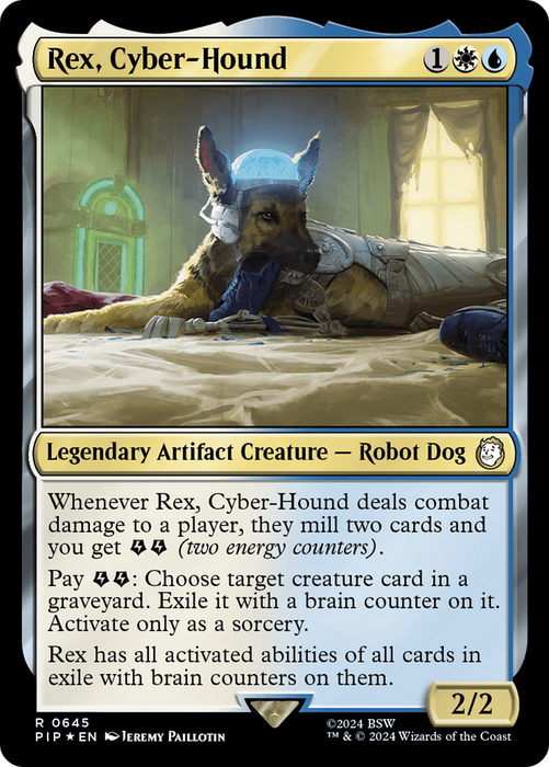 Rex, Cyber-Hound (PIP-645) - rare - Foil