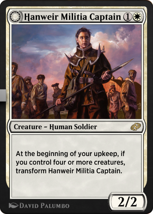 Hanweir Militia Captain // Westvale Cult Leader (J21-090) - rare: (Double Faced Transform)
