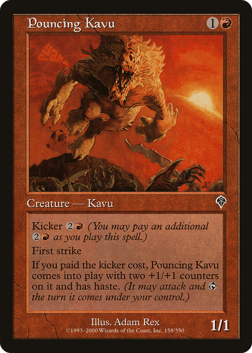 Pouncing Kavu (INV-158) - common