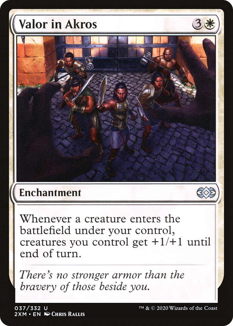 Valor in Akros (2XM-037) - uncommon - Foil