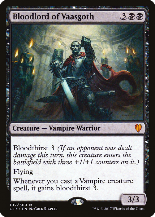 Bloodlord of Vaasgoth (C17-102) - mythic