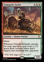 Stampede Surfer (CLU-044) - rare