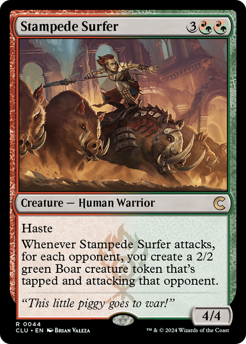 Stampede Surfer (CLU-044) - rare