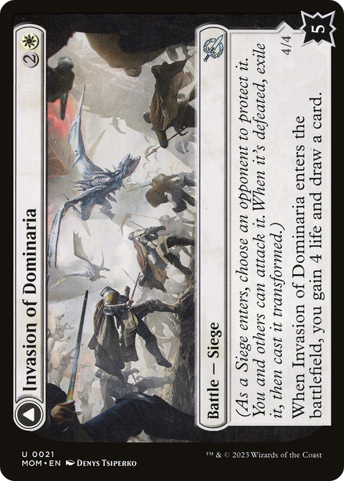 Invasion of Dominaria // Serra Faithkeeper (MOM-021) - uncommon - Foil