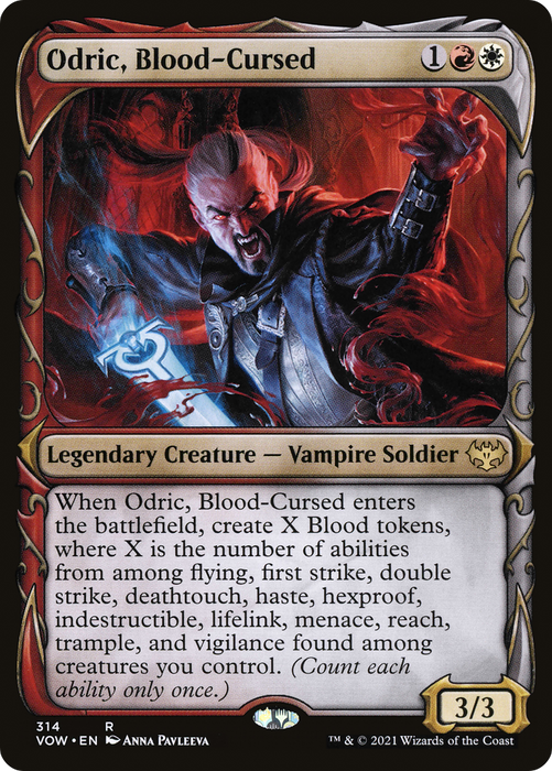 Odric, Blood-Cursed (VOW-314) - rare: (Showcase)