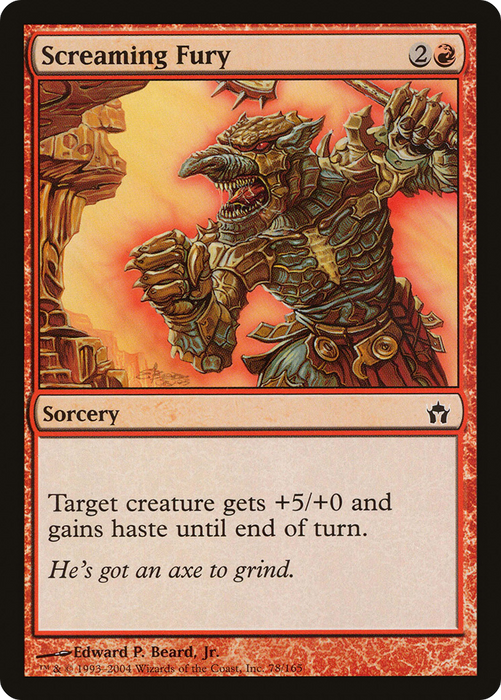 Screaming Fury (5DN-078) - common - Foil