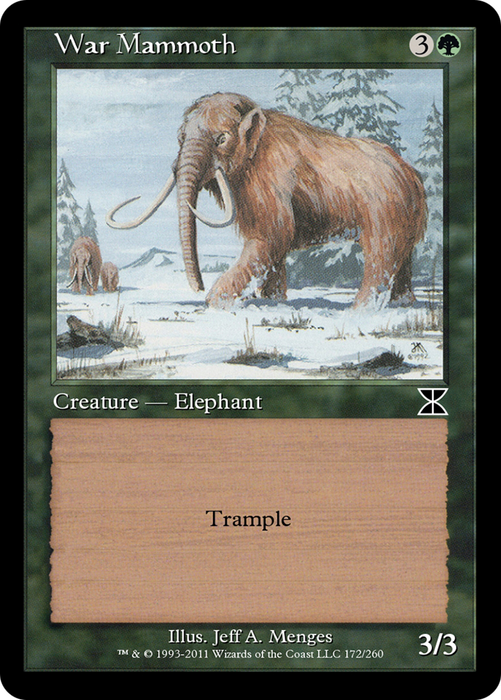 War Mammoth (ME4-172) - common - Foil