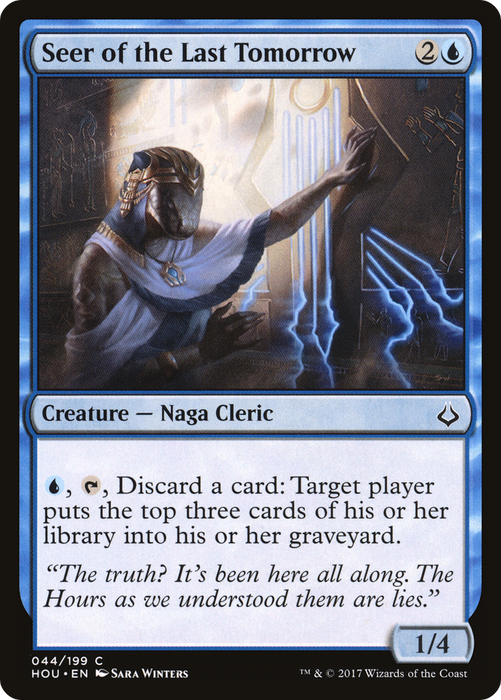 Seer of the Last Tomorrow (HOU-044) - common - Foil