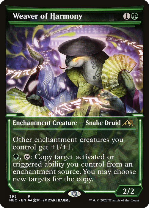 Weaver of Harmony (NEO-395) - rare: (Showcase) - Foil