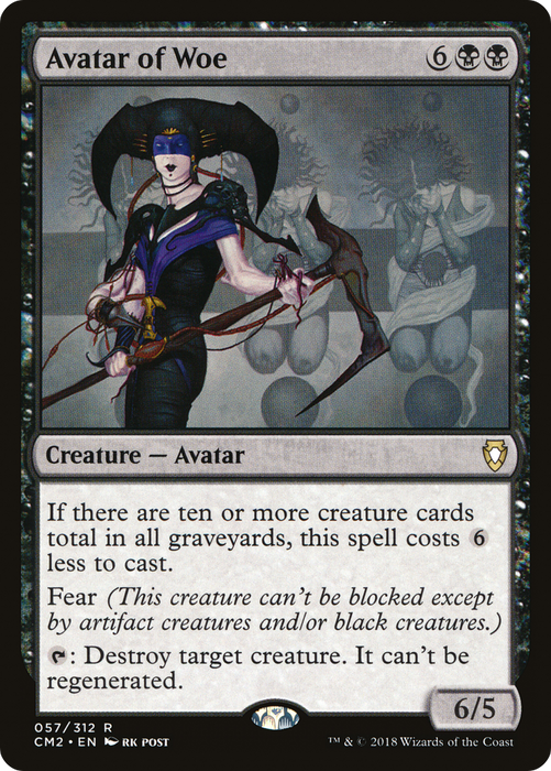 Avatar of Woe (CM2-057) - rare