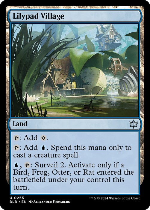 Lilypad Village (BLB-255) - uncommon - Foil