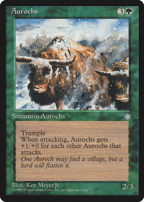 Aurochs (ICE-225) - common
