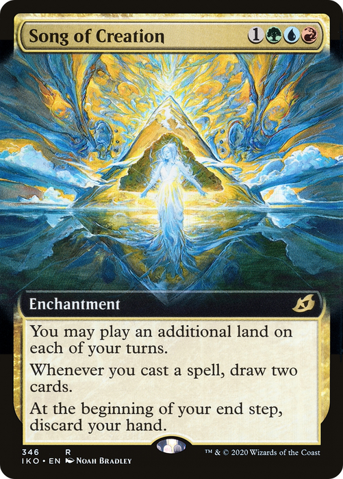 Song of Creation (IKO-346) - rare: (Extended Art) - Foil