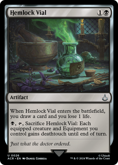 Hemlock Vial (ACR-026) - uncommon