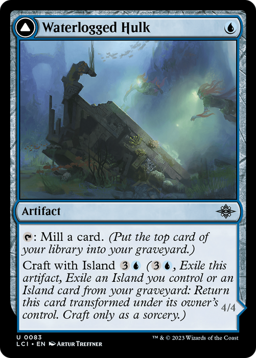 Waterlogged Hulk // Watertight Gondola (LCI-083) - uncommon - Foil