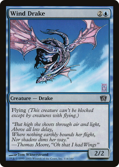 Wind Drake (8ED-114★) - common - Foil