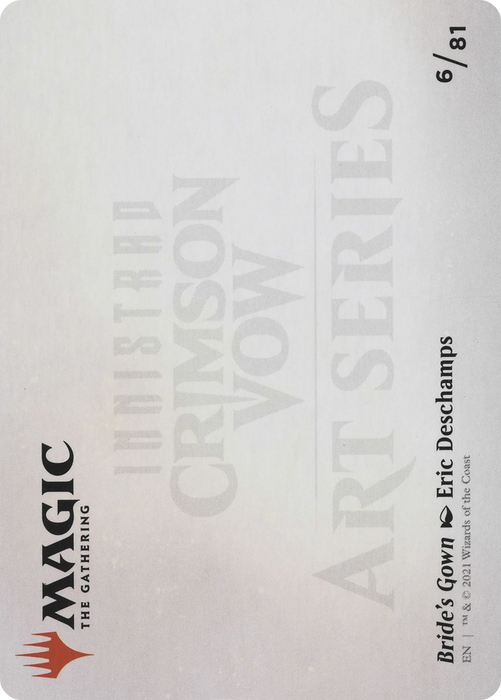 Bride's Gown // Bride's Gown (AVOW-006) - common (Borderless) - Foil