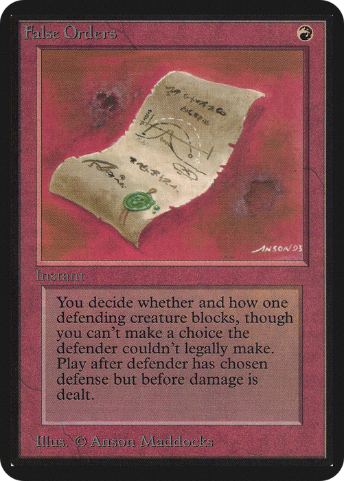 False Orders (LEA-147) - common