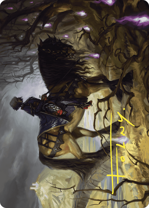 Rowan's Grim Search // Rowan's Grim Search (AWOE-013) - common (Borderless) - Foil