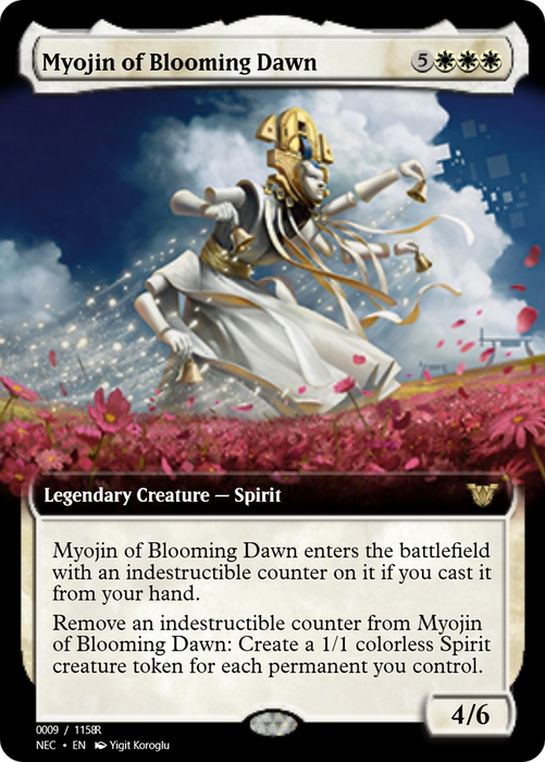 Myojin of Blooming Dawn (PRM-97881) - rare