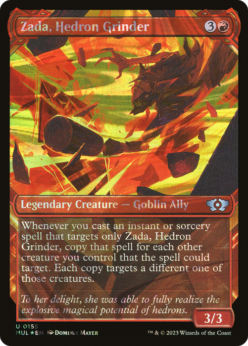 Zada, Hedron Grinder (MUL-155) - uncommon: (Showcase) - Foil