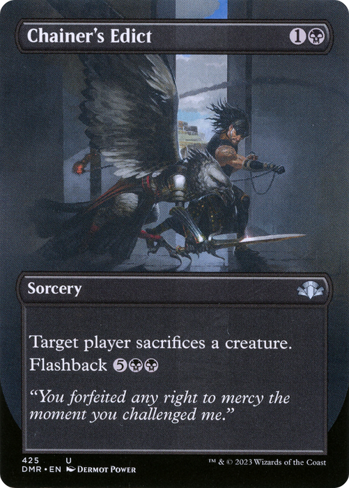 Chainer's Edict (DMR-425) - uncommon (Borderless) - Foil