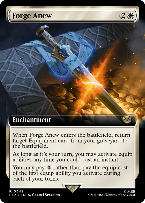 Forge Anew (LTR-349) - rare: (Extended Art)