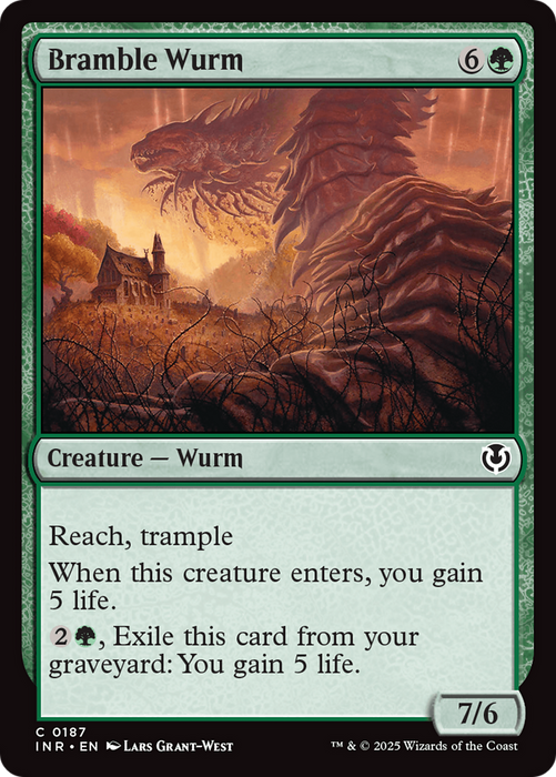 Bramble Wurm (INR-187) - common - Foil