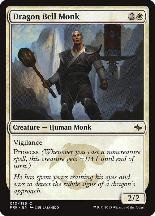 Dragon Bell Monk (FRF-010) - common - Foil