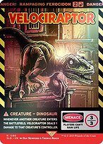 Rampaging Ferocidon (SLD-1390★) - rare / Velociraptor: (Full Art) (Borderless) - Foil