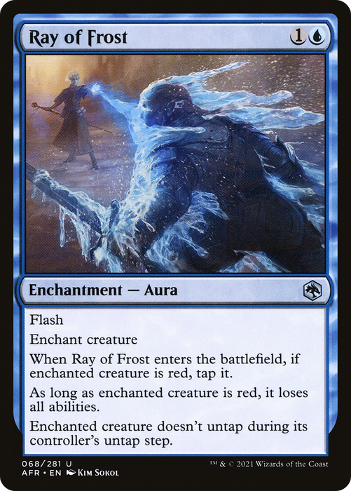 Ray of Frost (AFR-068) - uncommon - Foil