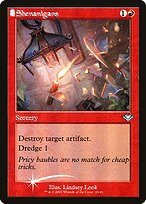 Shenanigans (MH1-018) - uncommon: (tombstone) - Etched Foil