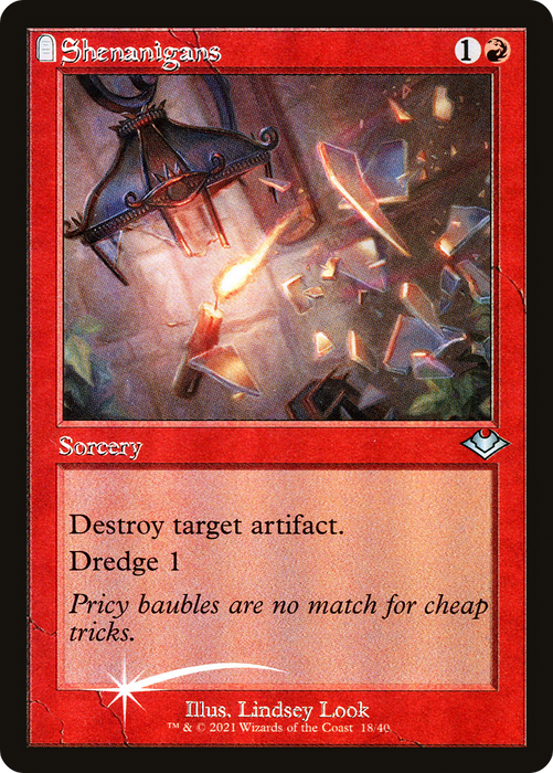 Shenanigans (MH1-018) - uncommon: (tombstone) - Foil