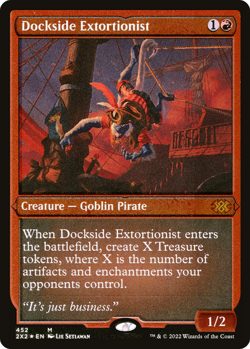 Dockside Extortionist (2X2-452) - mythic - Etched Foil
